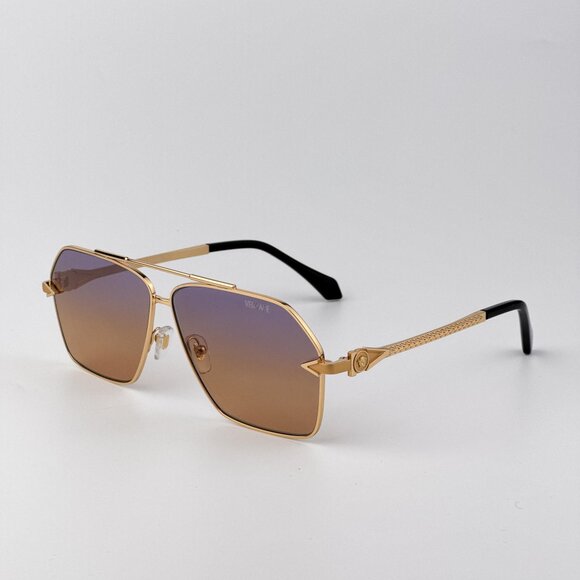 Versace Men’s Sunglasses – Gold Aviator Frame | VE2284 1002EL | NEW & AUTHENTIC - Picture 6 of 10